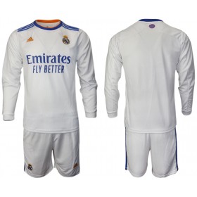 Jalkapallo Pelipaidat Real Madrid Lasten Kotipaita 2021-2022 Pitkähihainen